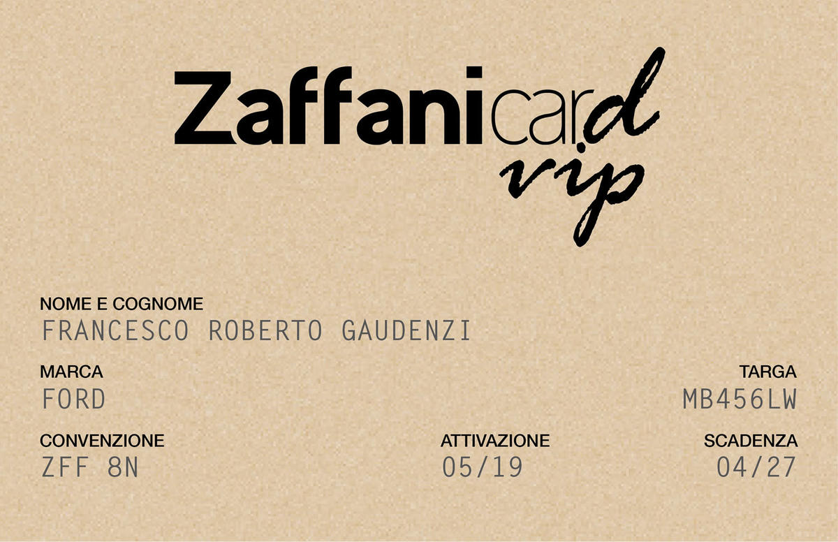 Zaffani Card